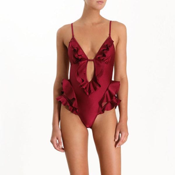 women one piece red ruffle swimsuit swimwear vintage swimming suit summer beach bathing maillot de bain one-piece suits
women one piece red ruffle swimsuit swimwear vintage swimming suit summer beach bathing maillot de bain one-piece suits