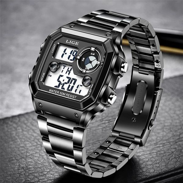 wristwatches electronic watch men sport waterproof date alarm wristwatch 2021 lige fashion mens watches chronograph+box, Slivery;brown
wristwatches electronic watch men sport waterproof date alarm wristwatch 2021 lige fashion mens watches chronograph+box, Slivery;brown