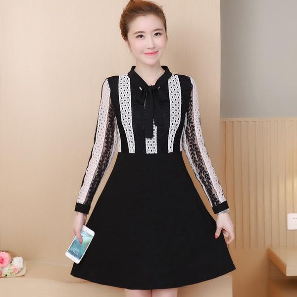 casual dresses big yards outfit female warm long-sleeved dress lace women vestidos korean fashion office lady basic clothes -5xl, Black;gray
casual dresses big yards outfit female warm long-sleeved dress lace women vestidos korean fashion office lady basic clothes -5xl, Black;gray