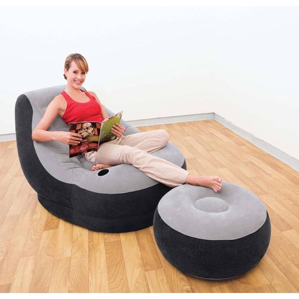 inflatable floats & tubes flocking environmental protection pvc single lazy lunch break recliner sofa with footstool
inflatable floats & tubes flocking environmental protection pvc single lazy lunch break recliner sofa with footstool
