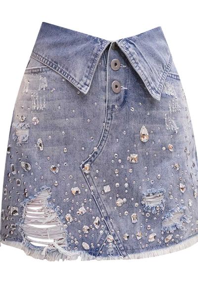 skirts irregular denim skirt female 2021 high waist diamonds a-line bodycon hip mini, Black
skirts irregular denim skirt female 2021 high waist diamonds a-line bodycon hip mini, Black