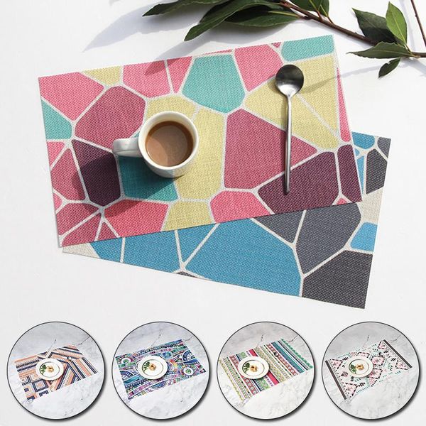 mats & pads 45*30cm printed pvc placemat bohemia style waterproof oil proof heat insulation pad el household goods table mat
mats & pads 45*30cm printed pvc placemat bohemia style waterproof oil proof heat insulation pad el household goods table mat
