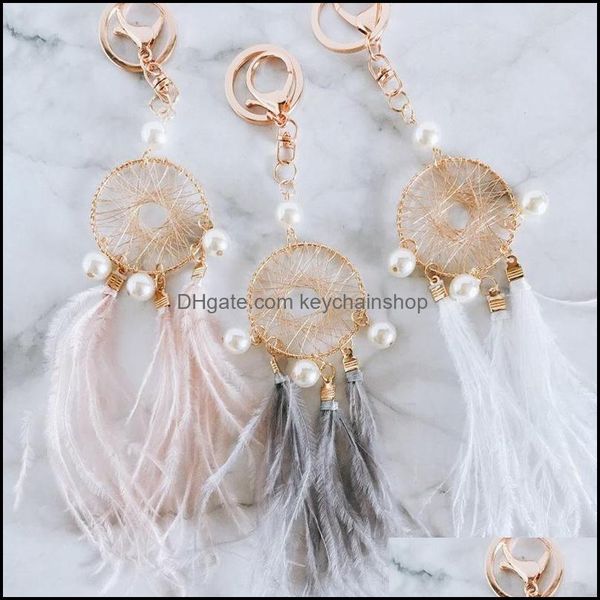 keychains fashion accessories pearl feather key chains holder dreamcatcher pendants car keychain keyrings for girls women bag hanging charm, Silver
keychains fashion accessories pearl feather key chains holder dreamcatcher pendants car keychain keyrings for girls women bag hanging charm, Silver
