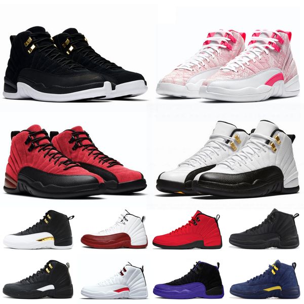 12 12s men basketball shoes royalty grind triple black reverse flu game gym red indigo the master trainers sports sneakers
12 12s men basketball shoes royalty grind triple black reverse flu game gym red indigo the master trainers sports sneakers