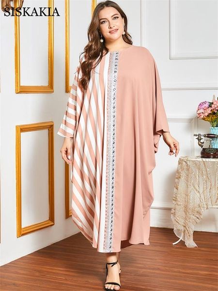 siskakia oversized abaya dress for women fall 2021 batwing long sleeve dressing gowns sweet pink arabic muslim turkey clothes casual dresses, Black;gray
siskakia oversized abaya dress for women fall 2021 batwing long sleeve dressing gowns sweet pink arabic muslim turkey clothes casual dresses, Black;gray