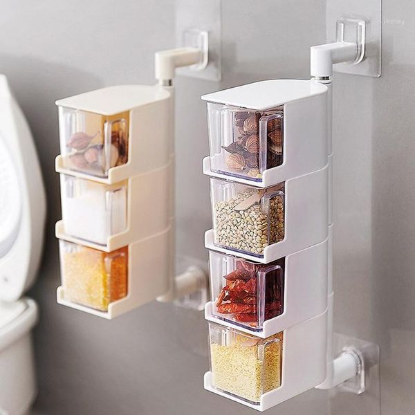 storage bottles & jars seasoning box multi-storey kitchen tool condiment spice rack abs + stainless steel pipe wall mount rotating
storage bottles & jars seasoning box multi-storey kitchen tool condiment spice rack abs + stainless steel pipe wall mount rotating