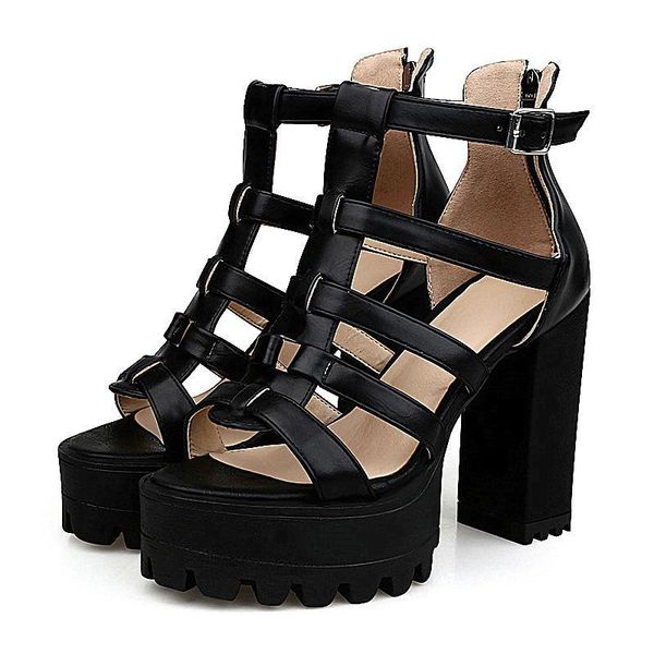sandals shoes woman zip buckle ladies prom platform thick high heels elegant summer big size pqjd, Black
sandals shoes woman zip buckle ladies prom platform thick high heels elegant summer big size pqjd, Black