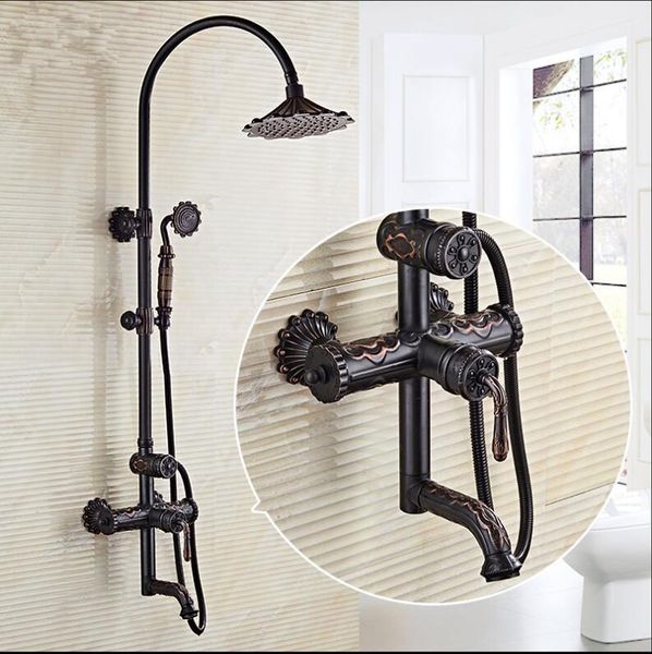 vidric europe style bath & shower faucet brass black oil brushed wall mounted set with rainfall head bathroom sets
vidric europe style bath & shower faucet brass black oil brushed wall mounted set with rainfall head bathroom sets
