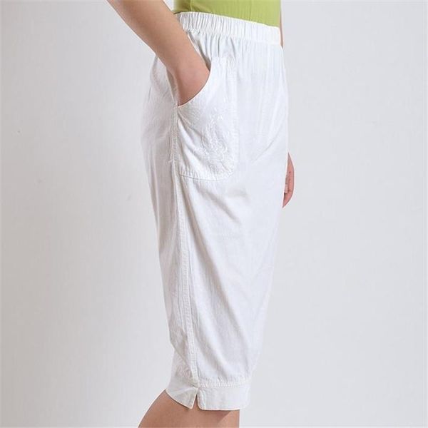 female summer thin breathable trousers lady oversized loose capris woman spring plus size high 100% cotton calf-length pants women's &, Black;white
female summer thin breathable trousers lady oversized loose capris woman spring plus size high 100% cotton calf-length pants women's &, Black;white