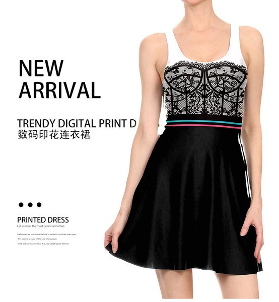 realfine summer dress tly1156 fashion sleeveless printing casual dresses for women size s-xl, Black;gray
realfine summer dress tly1156 fashion sleeveless printing casual dresses for women size s-xl, Black;gray