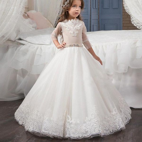 girl's dresses flower girl jewel neck buttons back pageant gowns beaded first holy communion party, Red;yellow
girl's dresses flower girl jewel neck buttons back pageant gowns beaded first holy communion party, Red;yellow