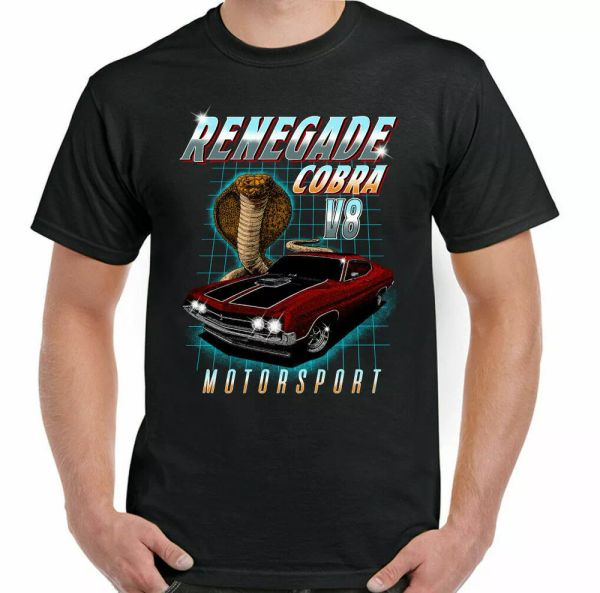 renagade cobra shirt v8 mens muscle car ac shelby mustang gt motor sports, White;black
renagade cobra shirt v8 mens muscle car ac shelby mustang gt motor sports, White;black