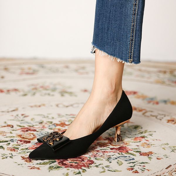 317-35 r diamond metal sandals button high heels women's pointed slim heel spring work shoes vlei, Black
317-35 r diamond metal sandals button high heels women's pointed slim heel spring work shoes vlei, Black
