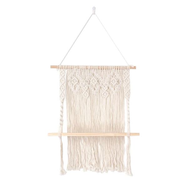 tapestries boho macrame tapestry rack woven wall hanging wooden floating shelf tassel storage hanger for home decorate
tapestries boho macrame tapestry rack woven wall hanging wooden floating shelf tassel storage hanger for home decorate