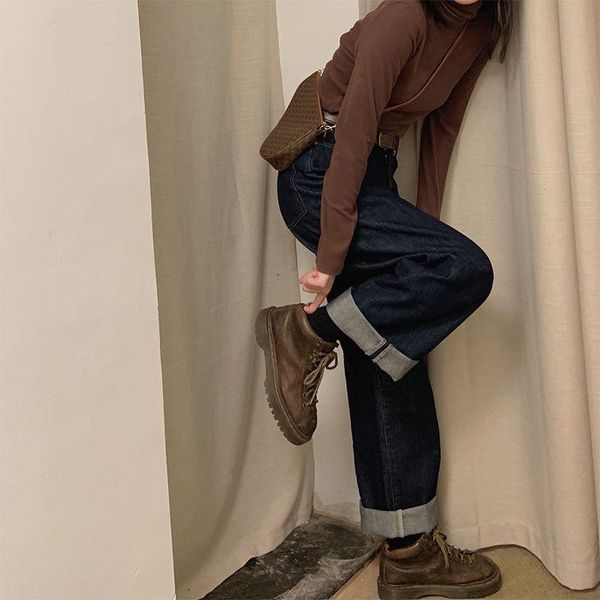 women's jeans woman pants straight-leg denim autumn winter high waist loose long pantalones vaqueros mujer, Blue
women's jeans woman pants straight-leg denim autumn winter high waist loose long pantalones vaqueros mujer, Blue