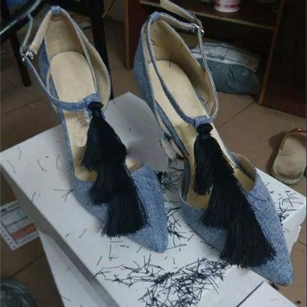 fancy jeans dressed for in shoes women stiletto finger designer party shoe bombs, Black
fancy jeans dressed for in shoes women stiletto finger designer party shoe bombs, Black