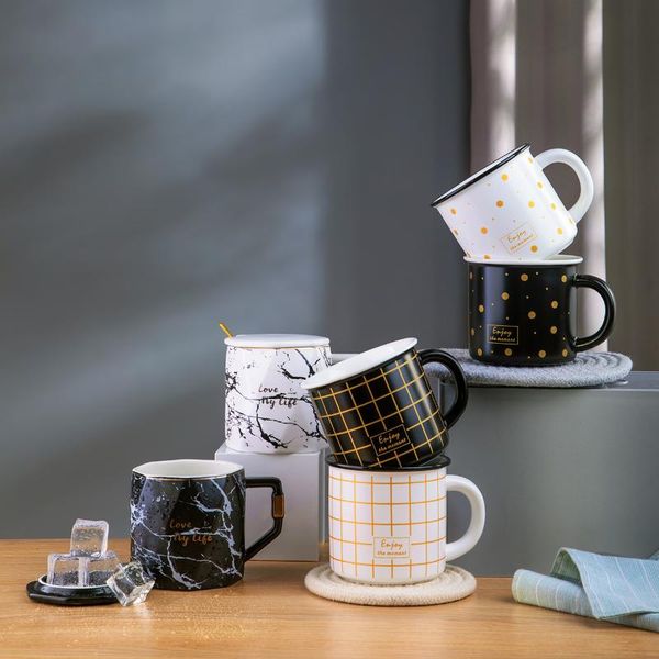 ceramic mug home simple student coffee drinking cups creative personality couple milk cup mugs
ceramic mug home simple student coffee drinking cups creative personality couple milk cup mugs