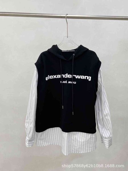 brand hoodie chaopai series 21 early autumn new foam letter stripe splicing design top, Black
brand hoodie chaopai series 21 early autumn new foam letter stripe splicing design top, Black