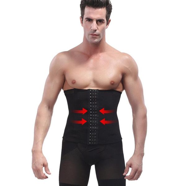 men's body shapers man waist trainer tummy shaper cincher corset adjustable slimming belt men modeling fitness sweat shapewear, Black;brown
men's body shapers man waist trainer tummy shaper cincher corset adjustable slimming belt men modeling fitness sweat shapewear, Black;brown
