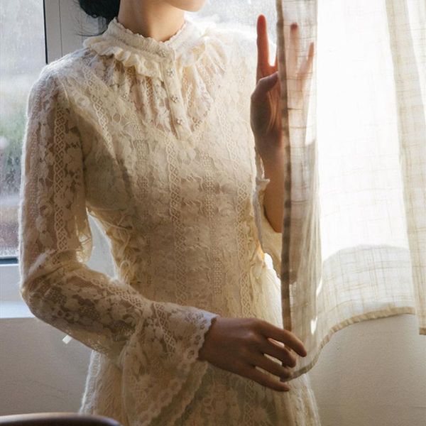 casual dresses wavsiyier autumn midi dress lace embroidery high waist elegant women luxury 2021 vintage party spring long sleeve a-line, Black;gray
casual dresses wavsiyier autumn midi dress lace embroidery high waist elegant women luxury 2021 vintage party spring long sleeve a-line, Black;gray