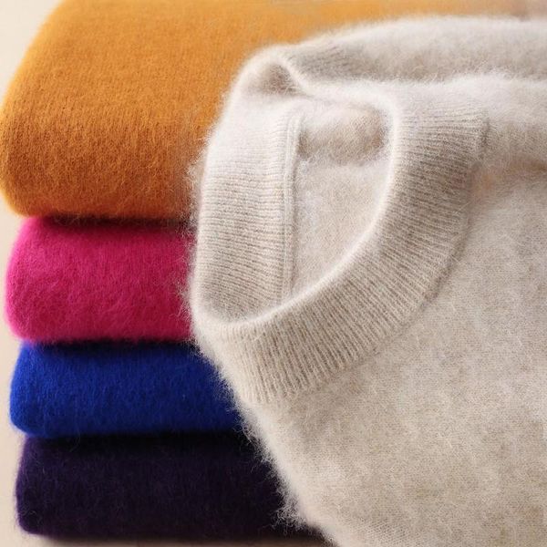 women's sweaters women 100% mink cashmere sweater 2021 autumn winter warm clothes elegant fashion all-match jumper pull femme hiver pul, White;black
women's sweaters women 100% mink cashmere sweater 2021 autumn winter warm clothes elegant fashion all-match jumper pull femme hiver pul, White;black