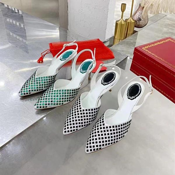 dress shoes crystal sandals women high heels back strap genuine leather ladies party designer fashion woman shoe ins, Black
dress shoes crystal sandals women high heels back strap genuine leather ladies party designer fashion woman shoe ins, Black