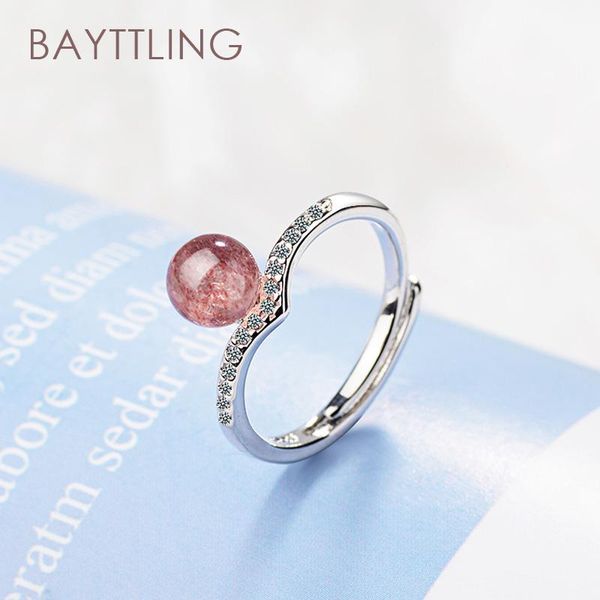 cluster rings bayttling 925 sterling silver single row zircon strawberry crystal round open ring for women fashion jewelry couple gift, Golden;silver
cluster rings bayttling 925 sterling silver single row zircon strawberry crystal round open ring for women fashion jewelry couple gift, Golden;silver