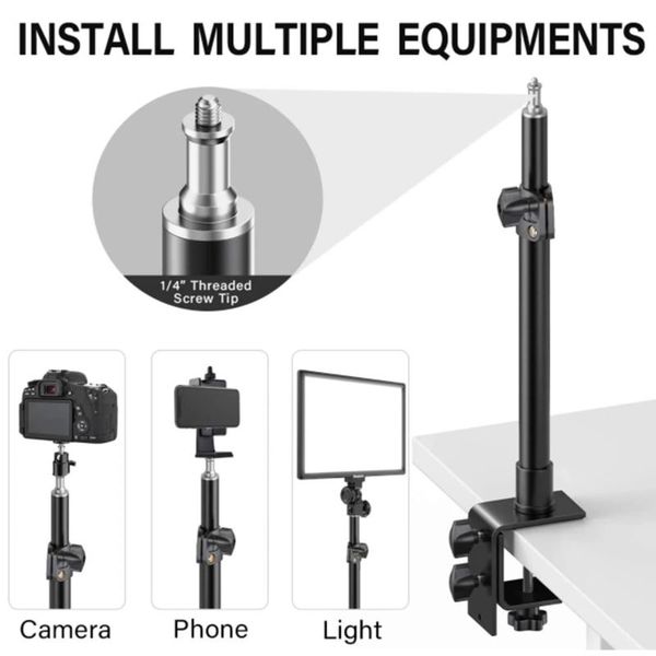 cell phone mounts & holders adjustable table desk lapstand clamp mount w/1/4' screw tip for camera camcorder dslr panel light multifunc
cell phone mounts & holders adjustable table desk lapstand clamp mount w/1/4' screw tip for camera camcorder dslr panel light multifunc