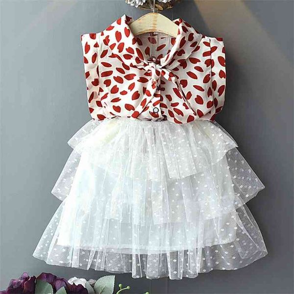girls summer clothes round neck shirt fashion polka dot cake skirt 2 piece set toddler outfits kids girl 210528, White
girls summer clothes round neck shirt fashion polka dot cake skirt 2 piece set toddler outfits kids girl 210528, White