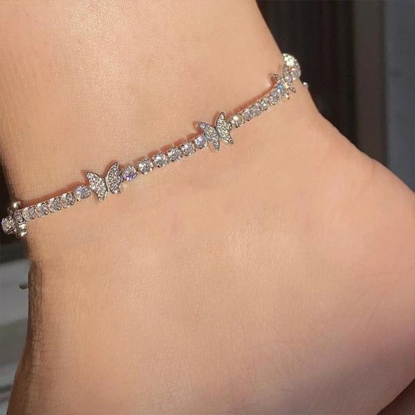 anklets shiny full rhinestone paved butterfly anklet for women bohemian crystal tennis chain summer beach barefoot party jewelry, Red;blue
anklets shiny full rhinestone paved butterfly anklet for women bohemian crystal tennis chain summer beach barefoot party jewelry, Red;blue