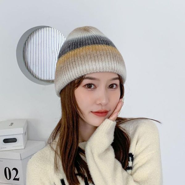 beanie/skull caps 2021 tie dye knitted hat gradient soft warm beanie woolen cap thick keep ski women girls simple autumn winter, Blue;gray
beanie/skull caps 2021 tie dye knitted hat gradient soft warm beanie woolen cap thick keep ski women girls simple autumn winter, Blue;gray