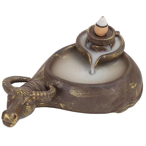 fragrance lamps backflow incense burner cattle ceramic cone censer stove stick holders home decor living room smell removing tool cense
fragrance lamps backflow incense burner cattle ceramic cone censer stove stick holders home decor living room smell removing tool cense
