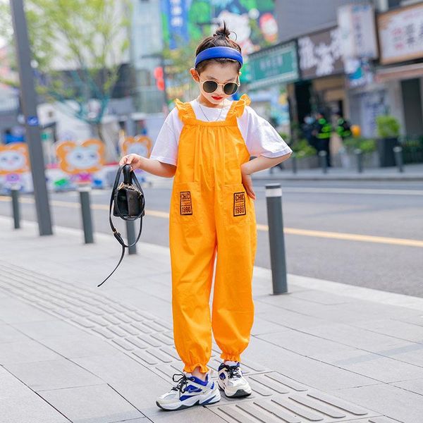 jumpsuits girls' summer suspenders 2021 children's trousers korean 7-115, Blue
jumpsuits girls' summer suspenders 2021 children's trousers korean 7-115, Blue