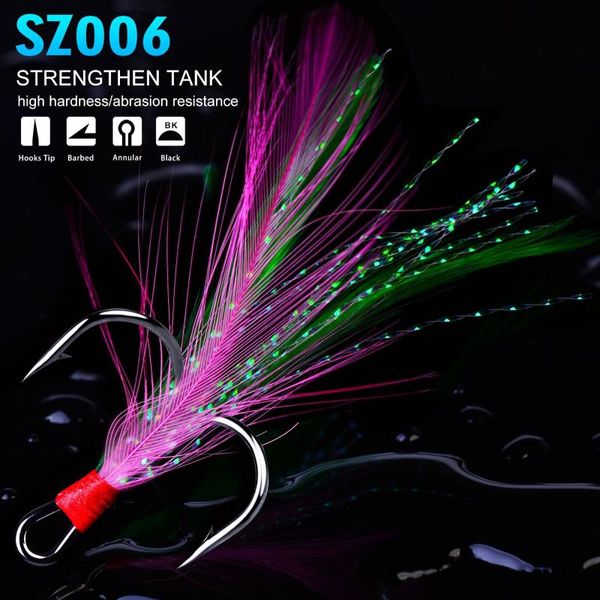 10pcs saltwater fishing hook matte tin treble 2# 4# 6# 8# 10# high-carbon steel high strength hooks
10pcs saltwater fishing hook matte tin treble 2# 4# 6# 8# 10# high-carbon steel high strength hooks