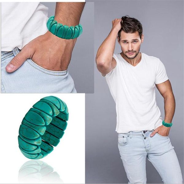 beaded, strands design national style blue turquoises stone bracelet men women natural beaded charm lucky jewelry gifts, Black
beaded, strands design national style blue turquoises stone bracelet men women natural beaded charm lucky jewelry gifts, Black