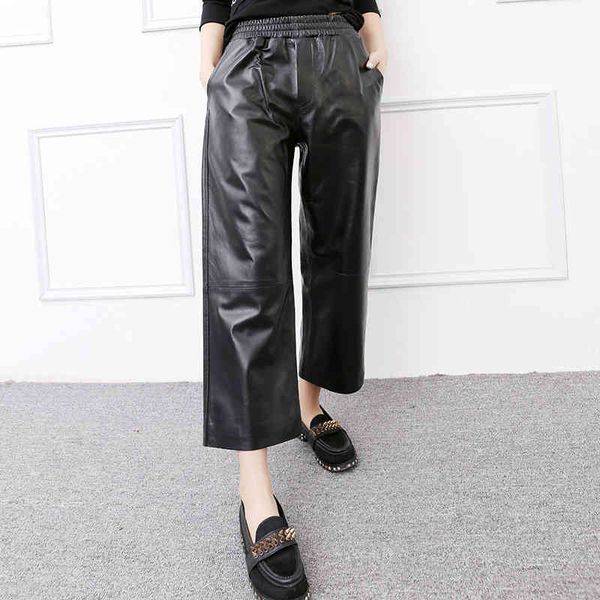 women's pants & capris europe style wome spring fall leather genuine fahion long legged slacks real nona lamb a589, Black;white
women's pants & capris europe style wome spring fall leather genuine fahion long legged slacks real nona lamb a589, Black;white