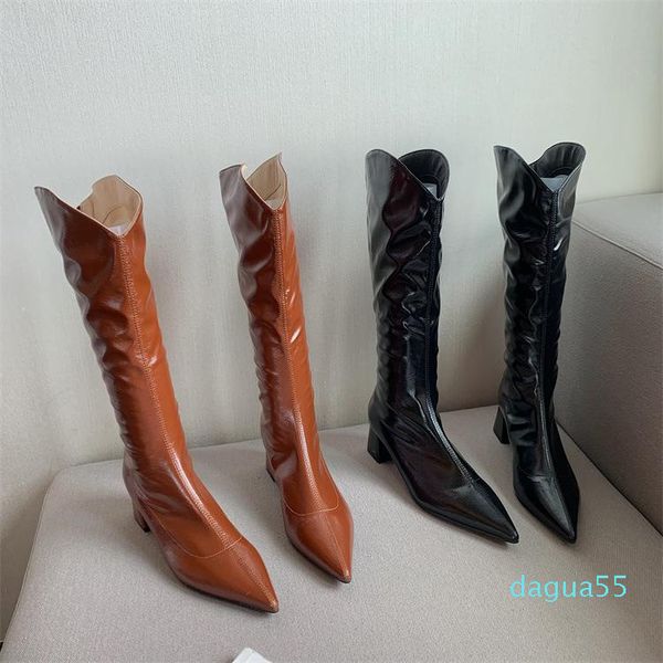 boots women over knee female shoes winter footwear boots-women over-the-knee rubber ladies med high heel autumn pointy, Black
boots women over knee female shoes winter footwear boots-women over-the-knee rubber ladies med high heel autumn pointy, Black