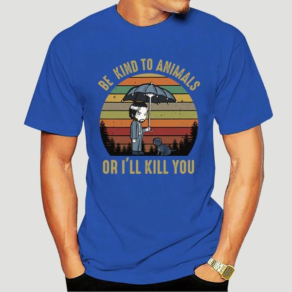 men's t-shirts be kind to animals or i'll kill you vintage mens t shirt black short sleeve tee cool gift personality 8113d, White;black
men's t-shirts be kind to animals or i'll kill you vintage mens t shirt black short sleeve tee cool gift personality 8113d, White;black