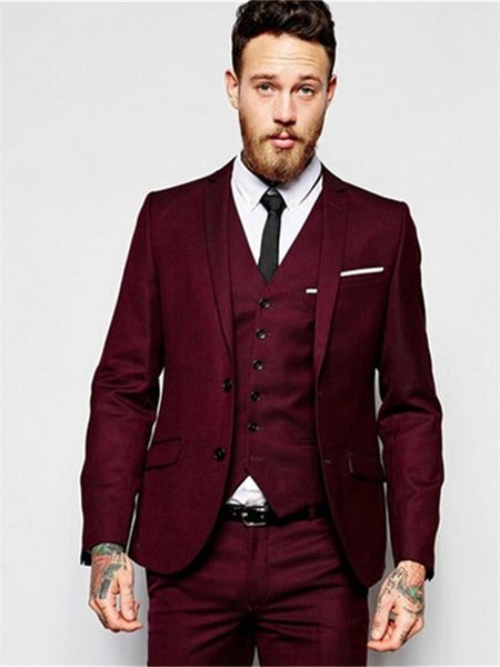 men's suits & blazers classic men's tux smolking bridegroom thin suit and culinary evening suits for men red wine two buttons man, White;black
men's suits & blazers classic men's tux smolking bridegroom thin suit and culinary evening suits for men red wine two buttons man, White;black
