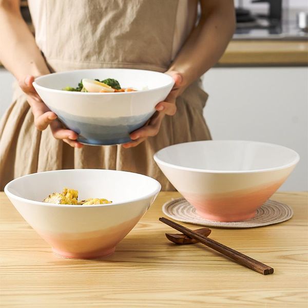 bowls 1200ml blue pink ceramic ramen fruit bowl big salad rice kitchen utensils dinner tableware decoration cutlery set lunch box
bowls 1200ml blue pink ceramic ramen fruit bowl big salad rice kitchen utensils dinner tableware decoration cutlery set lunch box