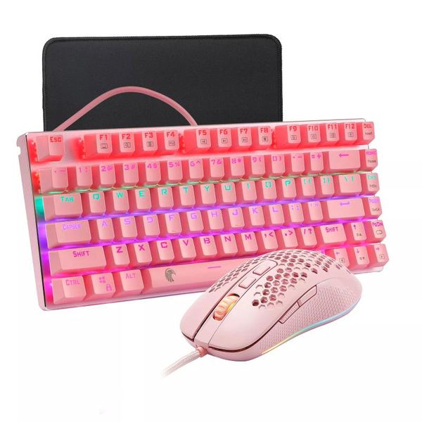keyboard mouse combos z-88 clavier souris et combo, yooso arc-en-ciel led rétro-éclairé bleu commutateur ensemble filaire, rose
keyboard mouse combos z-88 clavier souris et combo, yooso arc-en-ciel led rétro-éclairé bleu commutateur ensemble filaire, rose