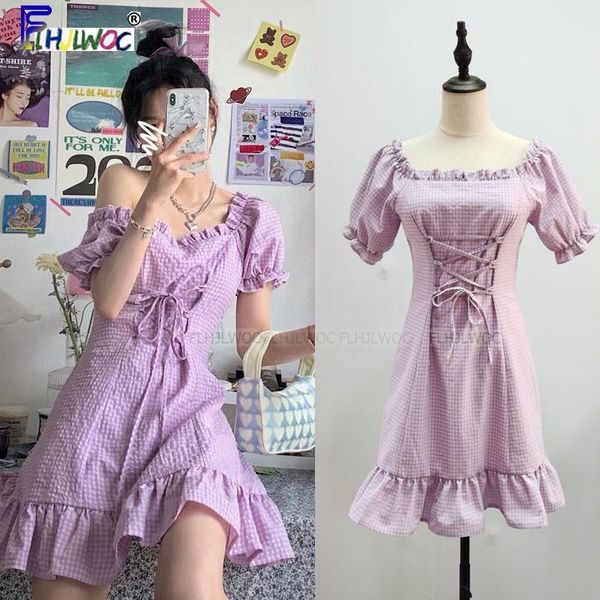 casual dresses retro vintage chic dress off shoulder women holiday date birthday party purple lattice plaid ruffled flhjlwoc vestido, Black;gray
casual dresses retro vintage chic dress off shoulder women holiday date birthday party purple lattice plaid ruffled flhjlwoc vestido, Black;gray