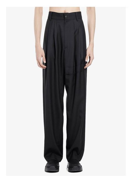 men's pants black large size simple slacks profile straight burr destructing japanese style trousers
men's pants black large size simple slacks profile straight burr destructing japanese style trousers