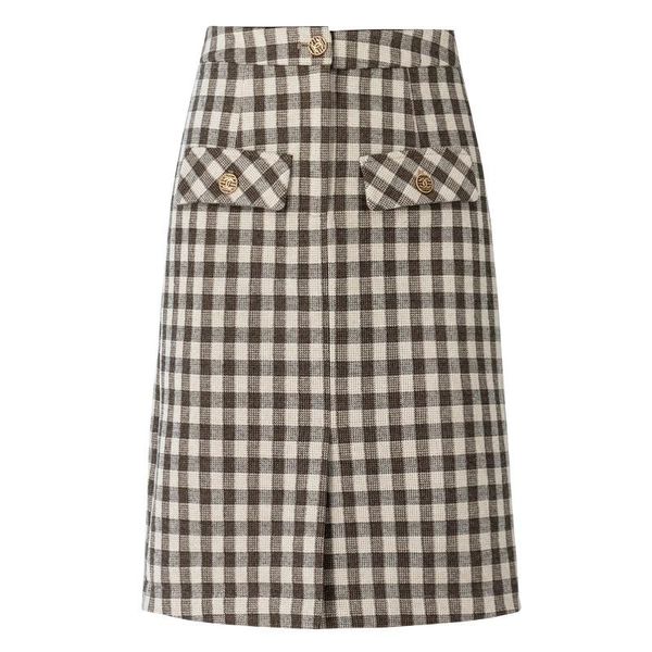 skirts vintage plaid pencil to knee-length faldas mujer moda 2021 autumn winter high waist skirt boutique women clothing, Black
skirts vintage plaid pencil to knee-length faldas mujer moda 2021 autumn winter high waist skirt boutique women clothing, Black