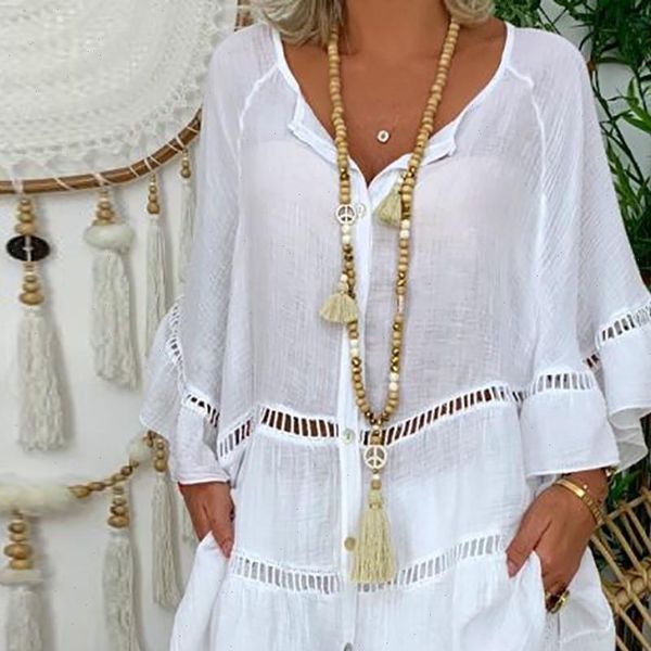 blouse women womens blouses plus size solid cotton and linen hollow out pullover shirt blusas mujer de moda, White
blouse women womens blouses plus size solid cotton and linen hollow out pullover shirt blusas mujer de moda, White