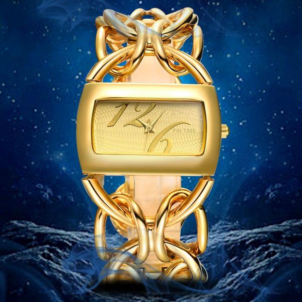 wristwatches luxury gold watches 2021 women's bracelets creative square japan quartz movement watch ladies stainless steel wristwatch, Slivery;brown
wristwatches luxury gold watches 2021 women's bracelets creative square japan quartz movement watch ladies stainless steel wristwatch, Slivery;brown