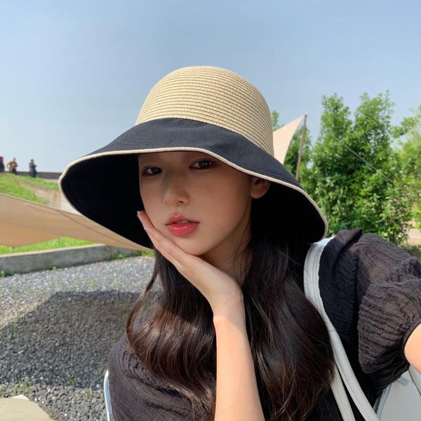 beanie/skull caps korean summer bowknot sunshade hat wide-brimmed outing straw female sunscreen travel fisherman foldable, Blue;gray
beanie/skull caps korean summer bowknot sunshade hat wide-brimmed outing straw female sunscreen travel fisherman foldable, Blue;gray