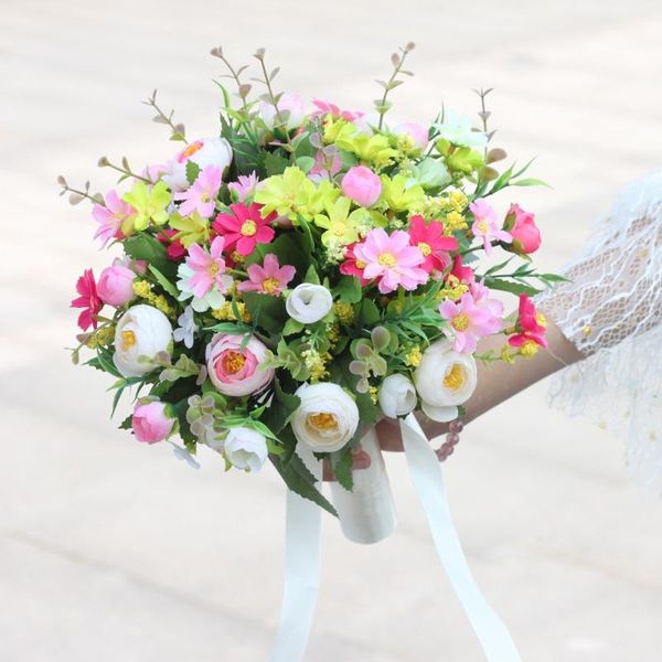 decorative flowers & wreaths bridesmaid bouquet bridal wedding bouquets bunch of flower pink rose diy mariage home party decorations
decorative flowers & wreaths bridesmaid bouquet bridal wedding bouquets bunch of flower pink rose diy mariage home party decorations