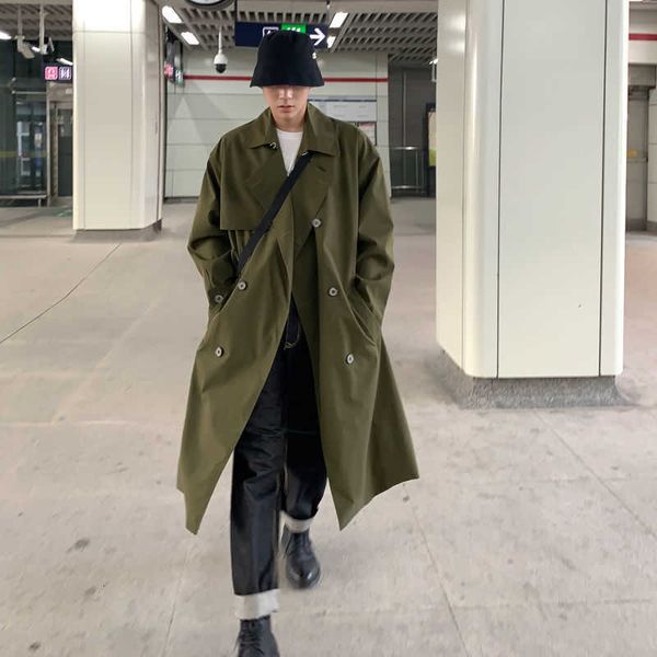 men's casual 3-color trench male double breasted long loose jacket fashion large windbreaker lapel collar coats s-xl 211011, Tan;black
men's casual 3-color trench male double breasted long loose jacket fashion large windbreaker lapel collar coats s-xl 211011, Tan;black
