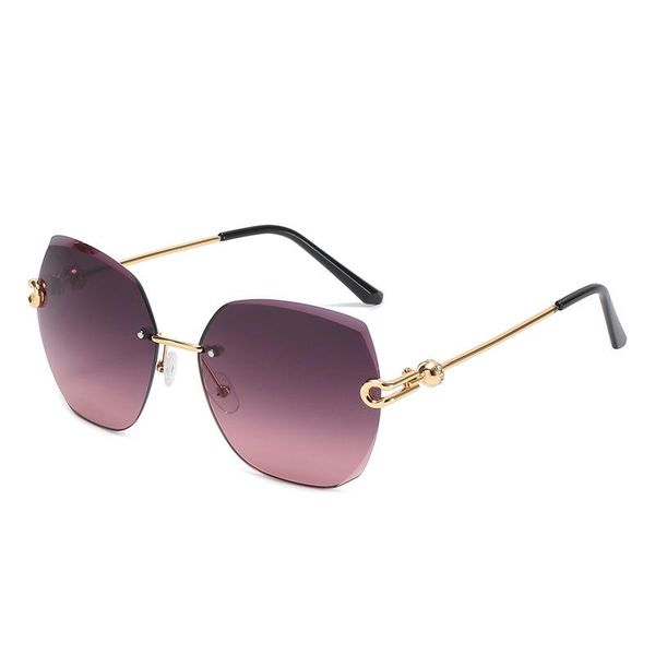 sunglasses fashion trend rimless oversized for women brand design classic retro ladies outdoor driving elegant big sun glasses, White;black
sunglasses fashion trend rimless oversized for women brand design classic retro ladies outdoor driving elegant big sun glasses, White;black
